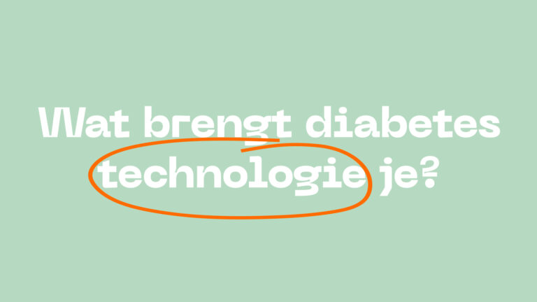 Wat brengt diabetes technologie je?