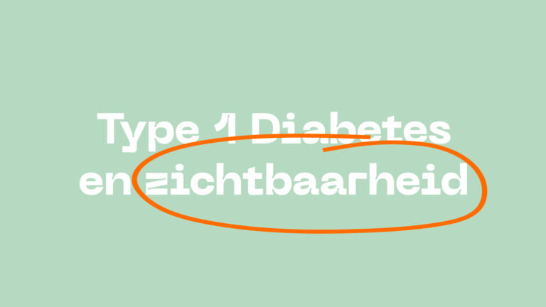 Type 1 diabetes en zichtbaarheid