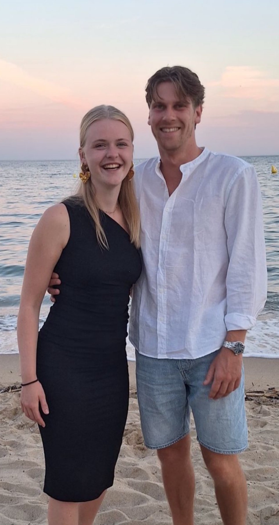 Sander met zijn vriendin